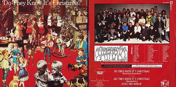 Band Aid - Do They Know Its Christmas Record Sleeve