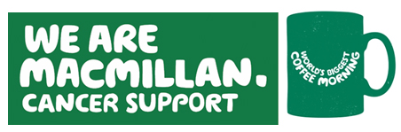Macmillan Cancer Support Logo With mug