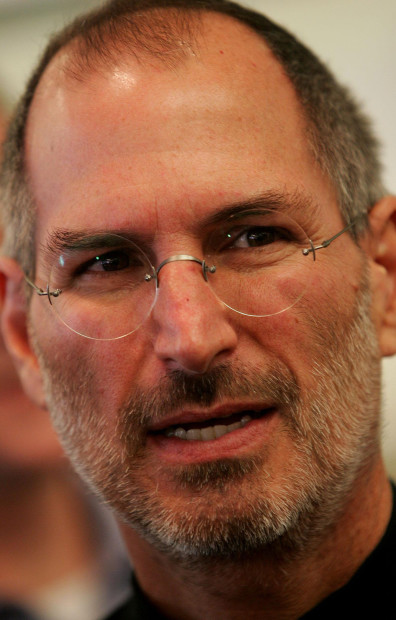 Close up of Steve Jobs