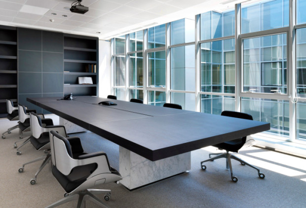Very Modern Meeting Room with Long Table