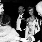 Queen Elizabeth and Winston Churchill