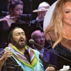 Pavarotti and Mariah Carey